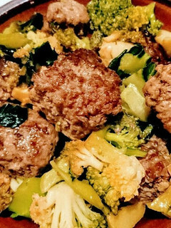お肉♡でっかいお肉をひき肉で!-レシピのメイン写真