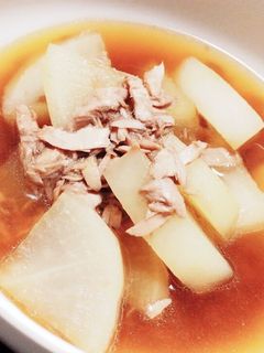 大根とツナの煮物-レシピのメイン写真