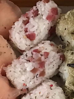 俵型おにぎり♡しば漬け-レシピのメイン写真