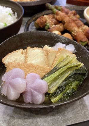 小松菜と厚揚げの煮物 ☆☆☆-レシピのメイン写真