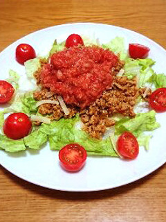 【おいしい介護食】簡単タコライス-レシピのメイン写真