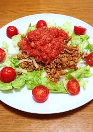 【おいしい介護食】簡単タコライス-レシピのメイン写真