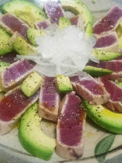 マグロとアボカドのカルパッチョ風-レシピのメイン写真