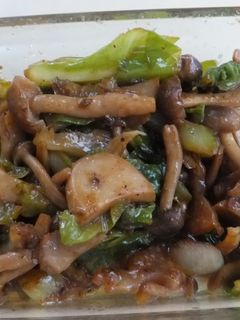 ハンバーグ焼き残り肉汁でアヒージョ風炒め-レシピのメイン写真