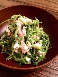 塩昆布がgood♡豆苗の白和え風♡-レシピのメイン写真