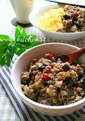 常備菜にもおすすめ☆ひき肉とナスの肉味噌-レシピのメイン写真