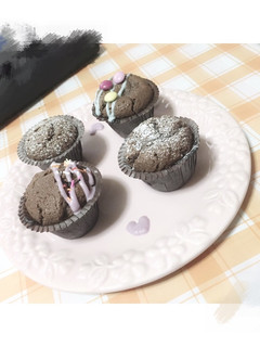 簡単カップガトーショコラ ♡。-レシピのメイン写真