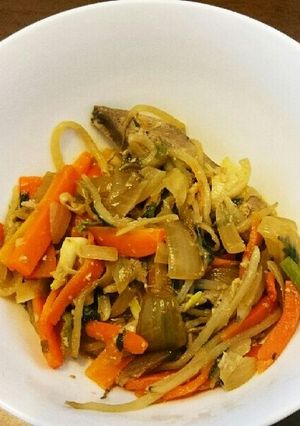 レバー野菜炒め-レシピのメイン写真