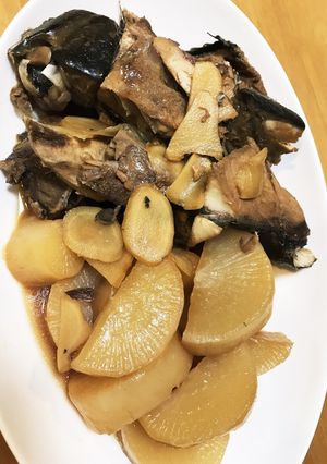 鰤のアラdeぶり大根☆梅酒入り☆-レシピのメイン写真