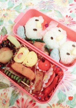 キャラ弁/ツムツムのドナルドとデイジー♡-レシピのメイン写真