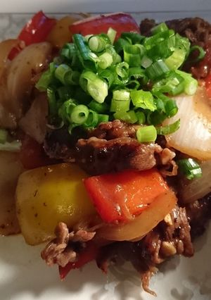 簡単おつまみ★牛肉とパプリカ炒め-レシピのメイン写真