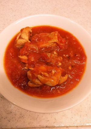 鶏肉のトマト煮-レシピのメイン写真