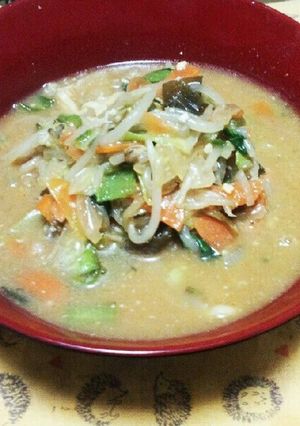 味噌ラーメン用野菜炒め（我が家流）-レシピのメイン写真