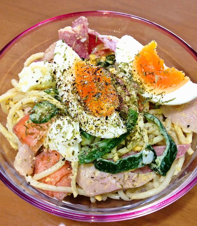 セレブ御用達デリカテッセン風！スパサラダ-レシピのメイン写真