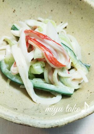 お弁当に♡新たまキュウリのカニカママヨ♪-レシピのメイン写真