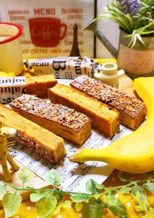 バナナ♡スティックケーキ(^o^)-レシピのメイン写真