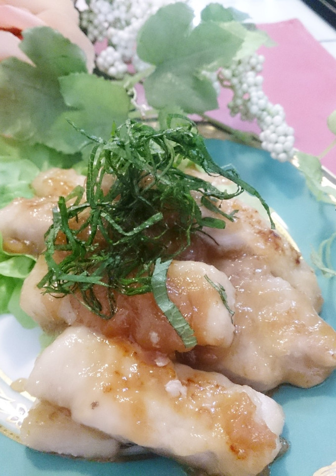 厚切り豚ロースの梅ﾀﾞﾚ絡め焼き✴-レシピのメイン写真