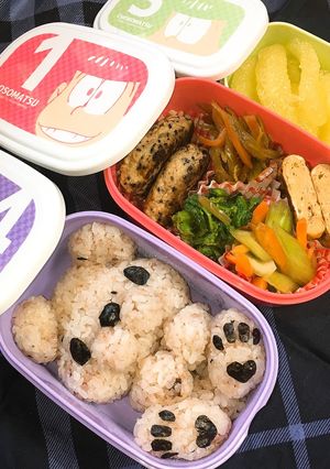 くまさん弁当(初登校)-レシピのメイン写真
