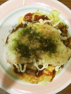 山芋のせお好み焼き-レシピのメイン写真