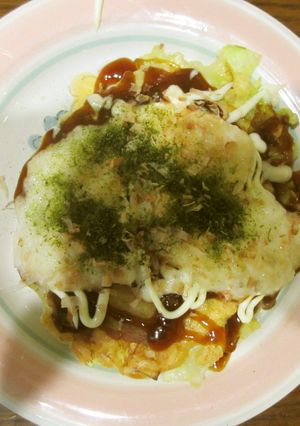 山芋のせお好み焼き-レシピのメイン写真