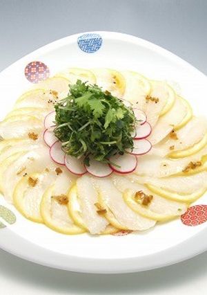 白身魚のカルパッチョ-レシピのメイン写真