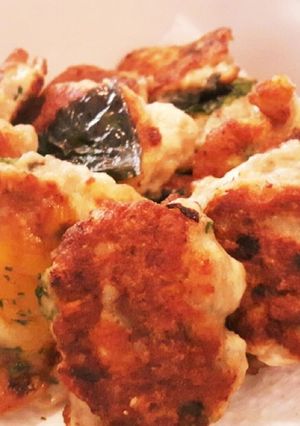ふわふわ☆鶏ひき肉と豆腐の一口バーグ-レシピのメイン写真
