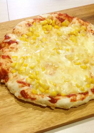 フードプロセッサーと鍋で作るピザ-レシピのメイン写真