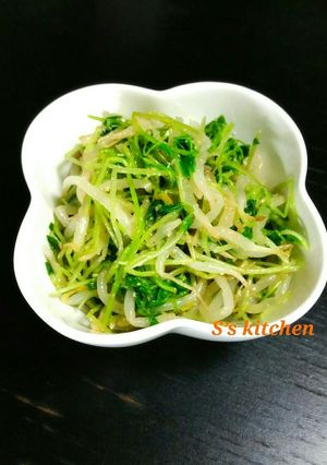 レンジで簡単♪もやしと豆苗のナムル☆-レシピのメイン写真