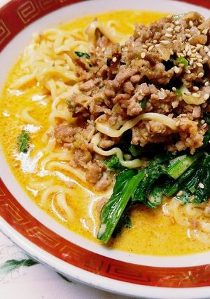即席味噌ラーメンアレンジ！簡単☆担々麺風-レシピのメイン写真
