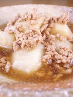 時短☆簡単 基本のかぶのひき肉あんかけ-レシピのメイン写真