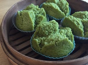 油ゼロ＊よもぎ香る簡単よもぎ蒸しパン-レシピのメイン写真