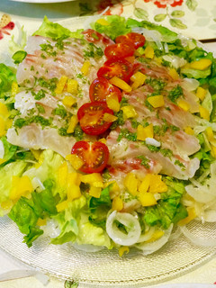 鯛と野菜のフレッシュマリネ-レシピのメイン写真