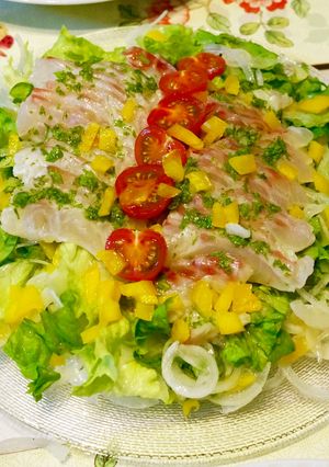鯛と野菜のフレッシュマリネ-レシピのメイン写真
