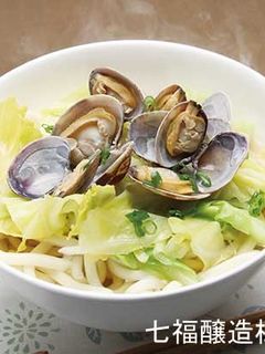 あさりと春キャベツの旨みがギュッ!うどん-レシピのメイン写真
