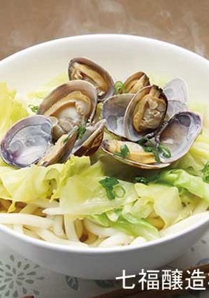 あさりと春キャベツの旨みがギュッ！うどん-レシピのメイン写真