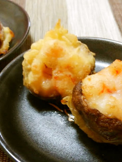 簡単♪椎茸の海老詰め天ぷら-レシピのメイン写真