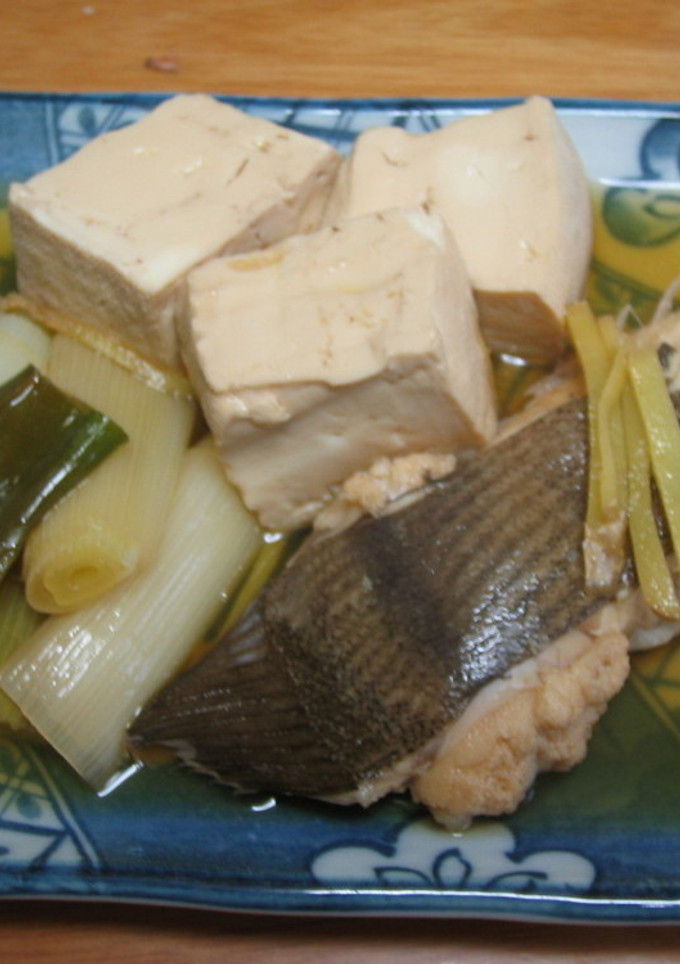 かれいと豆腐の煮付け☆-レシピのメイン写真