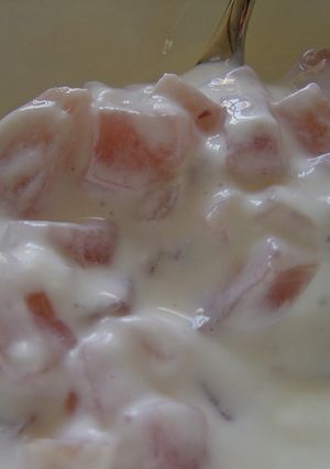 シャキうま★自分で朝食りんごヨーグルト-レシピのメイン写真