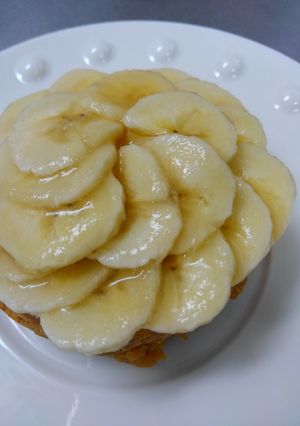 赤ちゃんにも♪焼きプリンバナナタルト-レシピのメイン写真