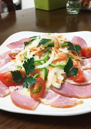 ドレッシングが美味！ハムのサラダ-レシピのメイン写真