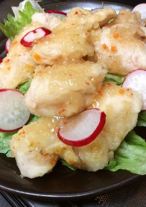 鶏むね肉のカンタン酢彩りやさいマリネ-レシピのメイン写真