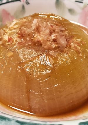 玉ねぎのぷっくりツヤツヤ煮♪-レシピのメイン写真