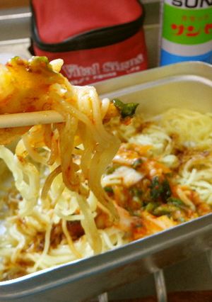 最山のメスティンでキムチ焼きそば-レシピのメイン写真