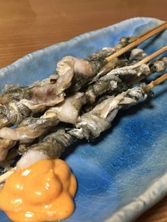 イシモチの皮串焼き-レシピのメイン写真