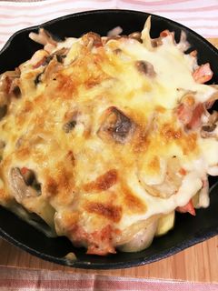 ホワイトソース無しで簡単塩鮭のグラタン-レシピのメイン写真