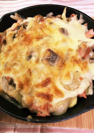 ホワイトソース無しで簡単塩鮭のグラタン-レシピのメイン写真