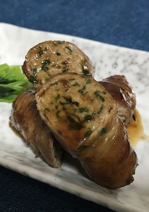 肉巻きミンチの照り焼き-レシピのメイン写真