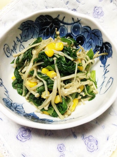 わさび菜のごまあえ-レシピのメイン写真