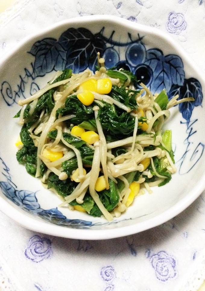わさび菜のごまあえ-レシピのメイン写真