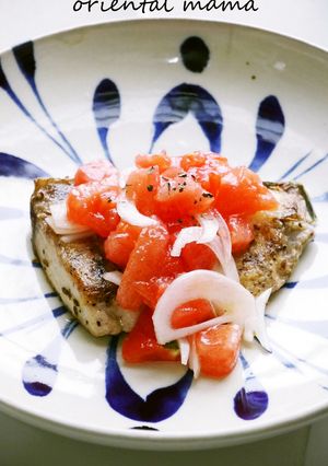 爽やか！クミン風味な鰤の春ベジがけ-レシピのメイン写真